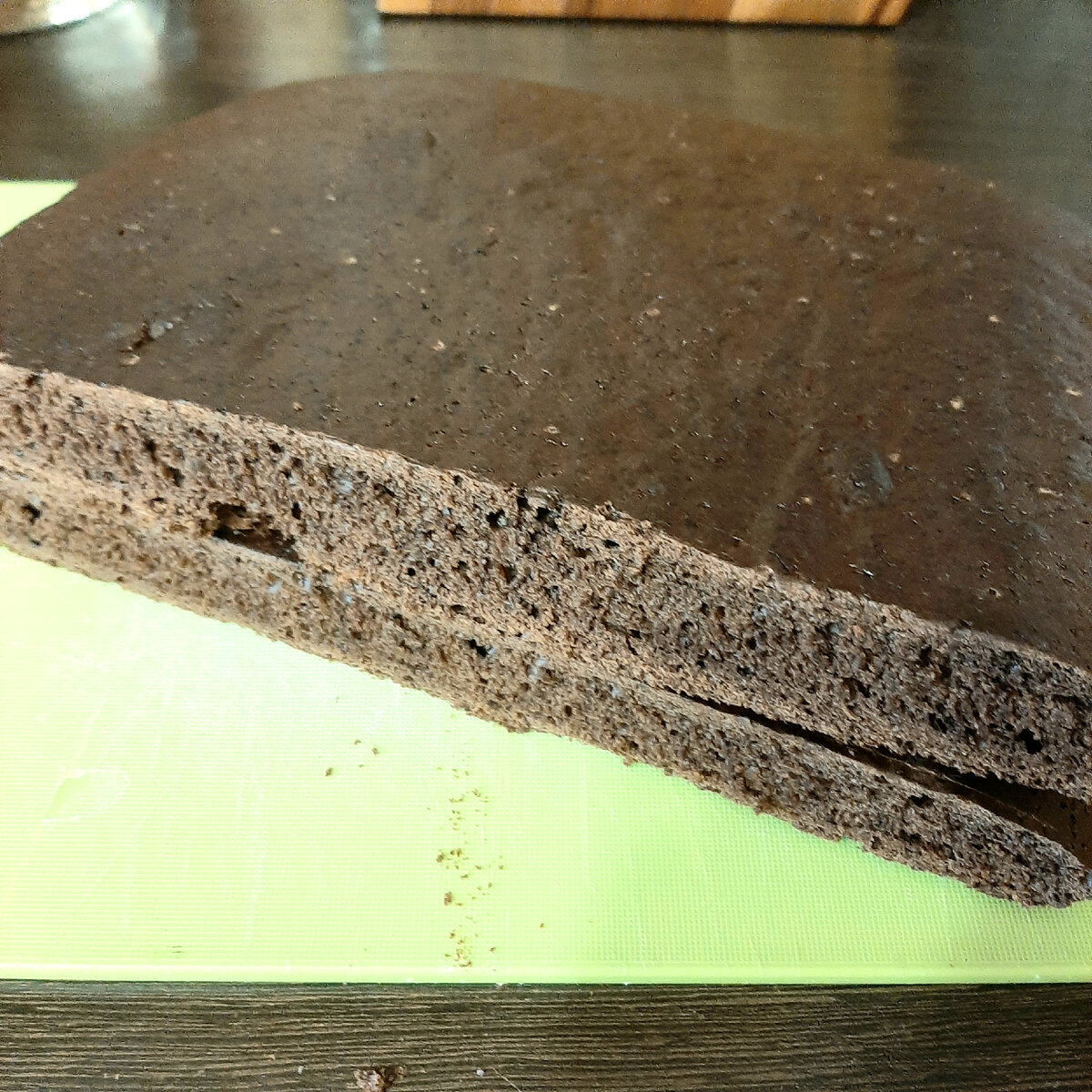 Постный шоколадный бисквит 

