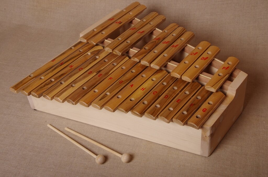 Ксилофон хроматический кленовый, Мастерская Сереброва
