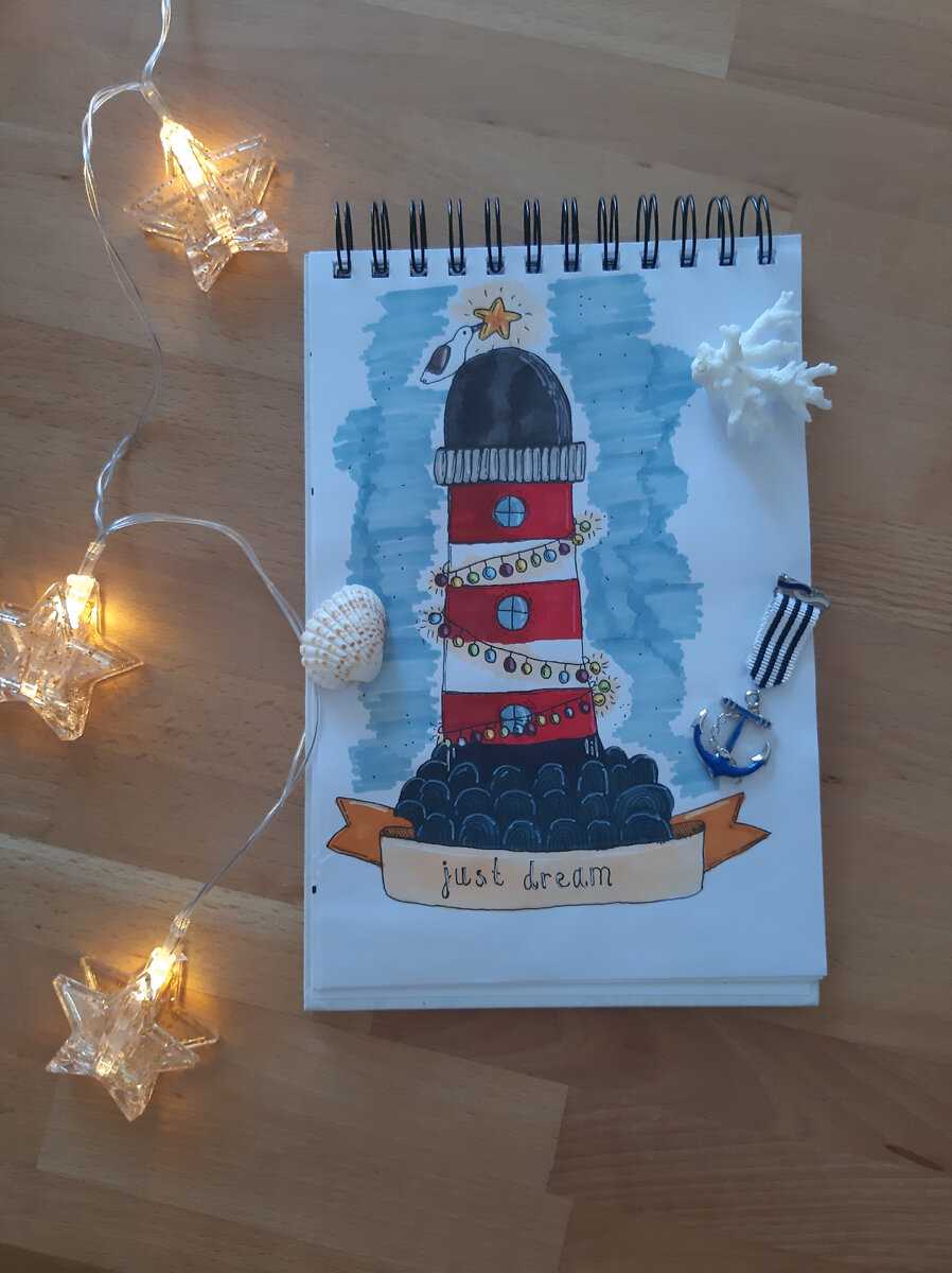 Получилось очень красиво, потому что во мне было много негативной энергии, которая к концу работы осталась на бумаге и превратилась в позитив!