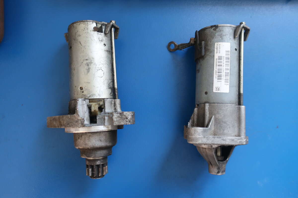 стартер от  нашей Лады и от VAGa