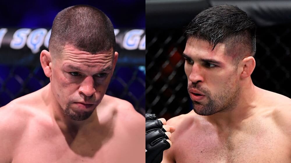 Нейт Диас и Висенте Луке. Фото из свободных источников