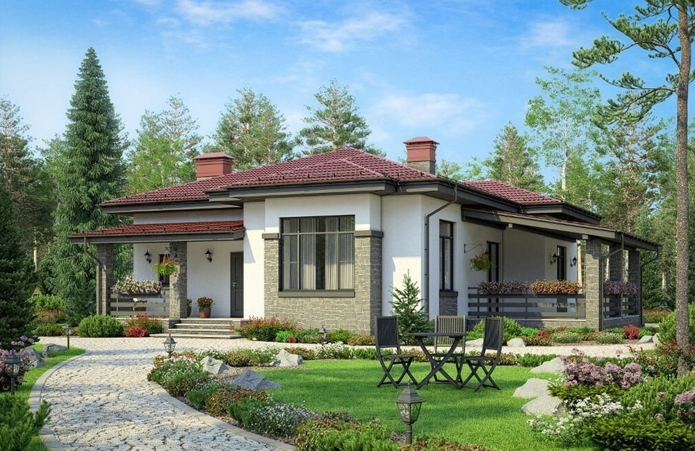 Варианты домов частных  и  квартирных.