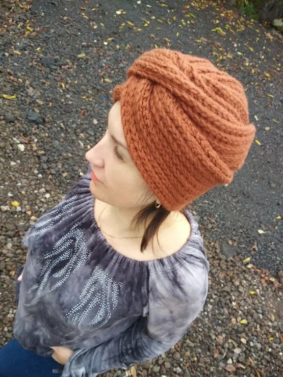 ВЯЖЕМ ЧАЛМУ😻ОЧЕНЬ ПОДРОБНО от А до Я. KNIT A TURBAN. VERY DETAILED A to Z. Ksenia Alyson