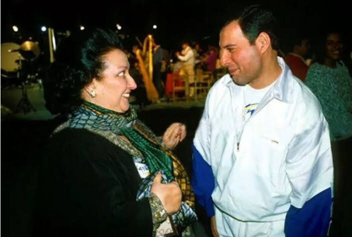 Монсеррат Кабалье и Фредди Меркьюри