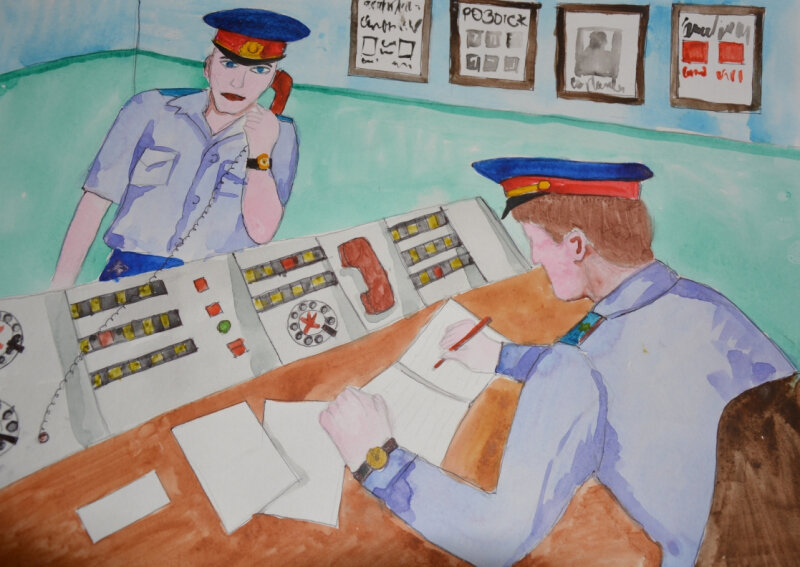 Источник: 07.мвд.РФ рисунок дежурной части.