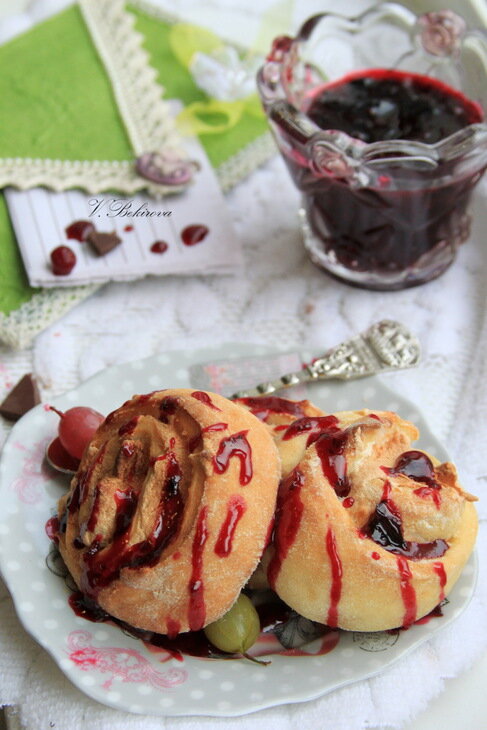 Творожные булочки. рецепт десерта