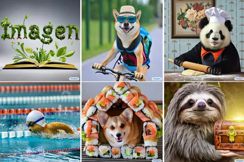 Примеры изображений, созданных Google Imagen AI 
Изображениен/Гугл