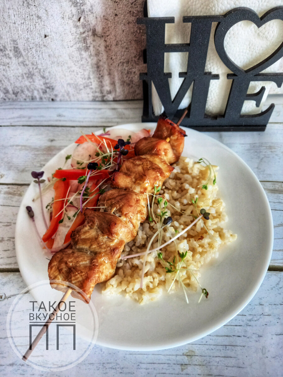 Шашлычки из свинины/ПП рецепт