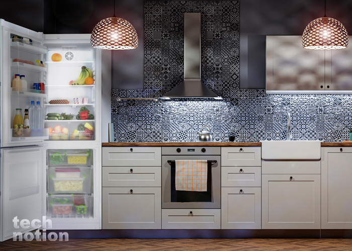 Современный холодильник HYUNDAI CC4023F гораздо вместительней старого, советского / Изображение: дзен-канал technotion