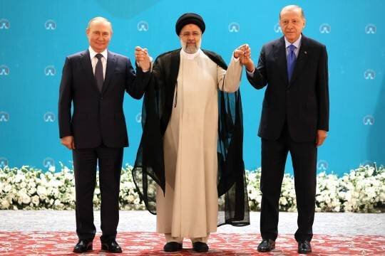    Главу МИД Германии Бербок ужаснуло совместного фото Эрдогана и Владимира Путина
