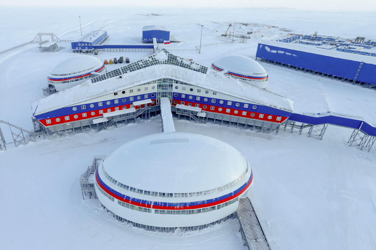 Военная база «Арктический Трилистник» (иллюстрация из открытых источников)