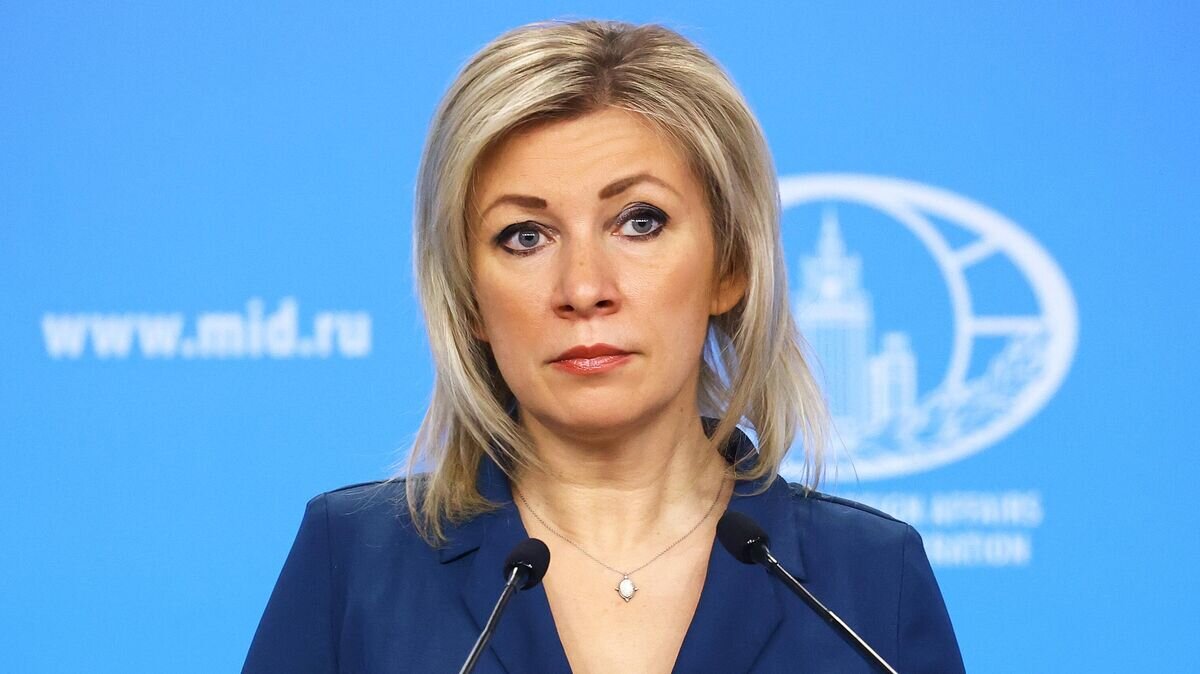    Официальный представитель Министерства иностранных дел России Мария Захарова во время брифинга в Москве© РИА Новости / Пресс-служба МИД РФ