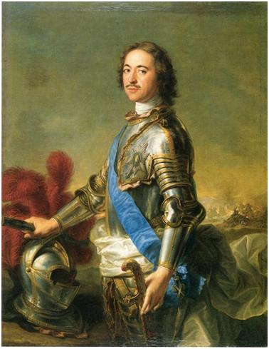 Жан-Марк Натье. Портрет Петра I. 1717 г. Государственный Эрмитаж.
