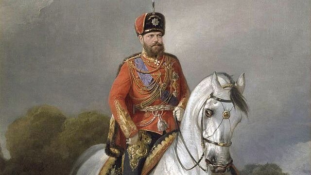Александр III на коне