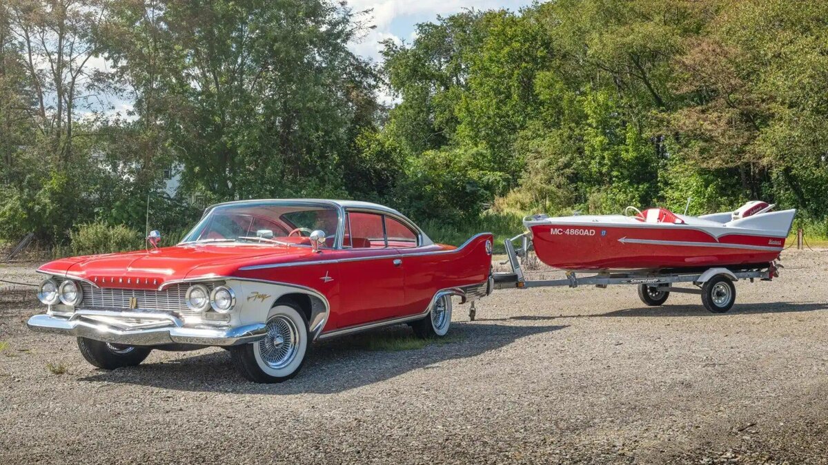 С молотка пустят необычный Plymouth Fury вместе с моторной лодкой |  Somanyhorses | Дзен