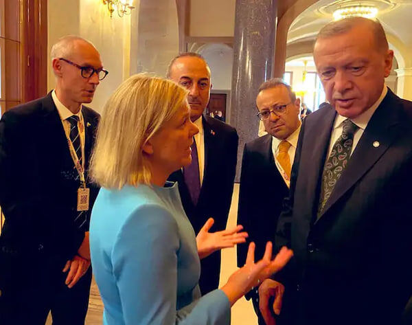    Эрдоган отказывается пускать Швецию в НАТО