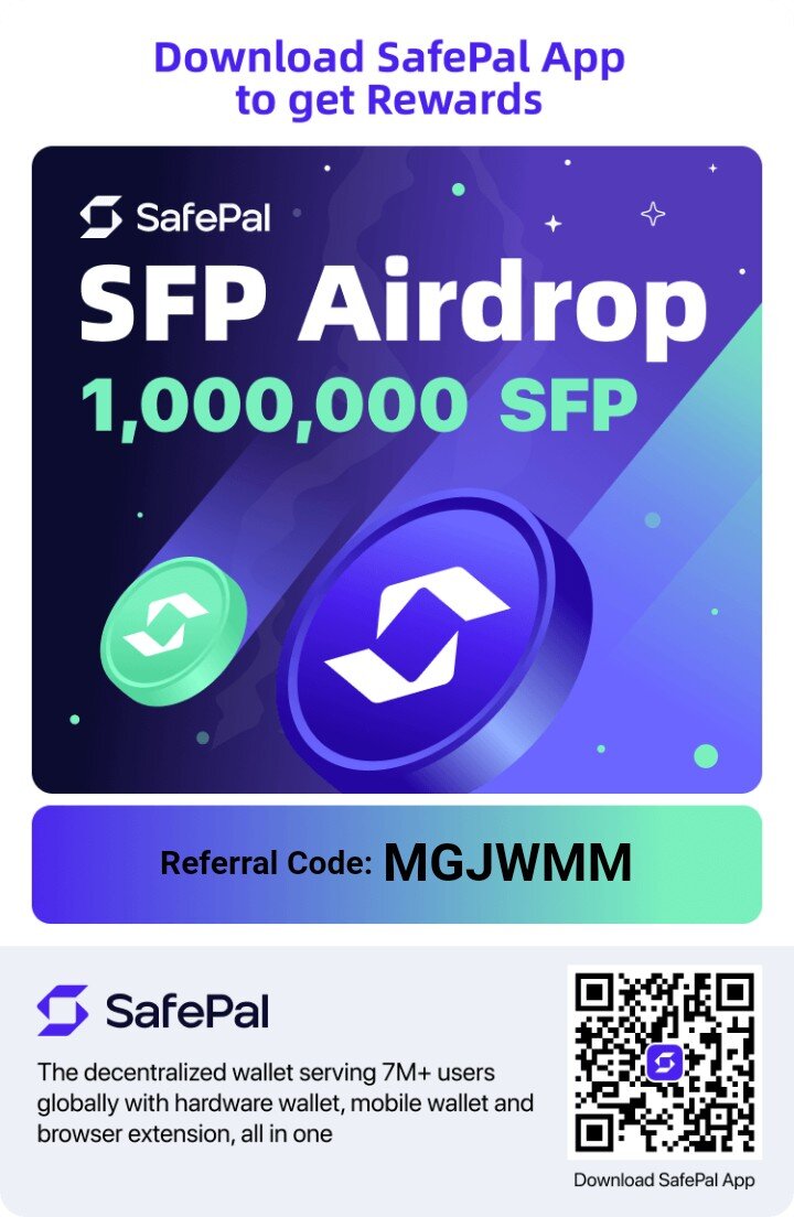 Airdrop криптовалюты SFP - раздают  1.000.000 SFP. Криптокошелек  SafePal