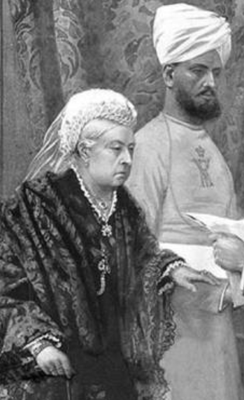 Королева Виктория со своим секретарем Абдулом Каримом