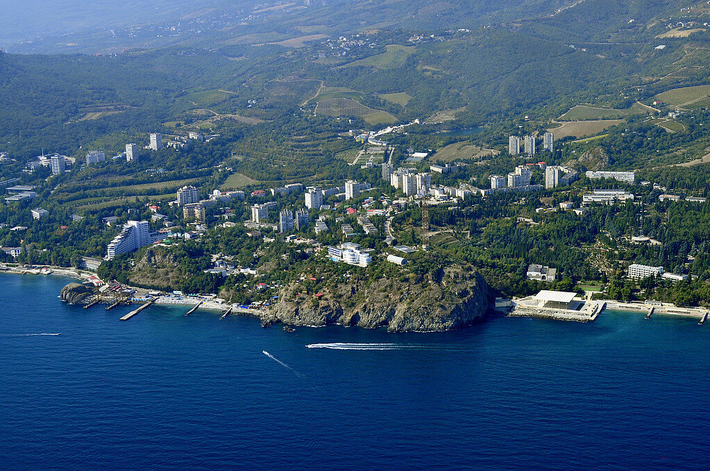 Алушта с высоты
