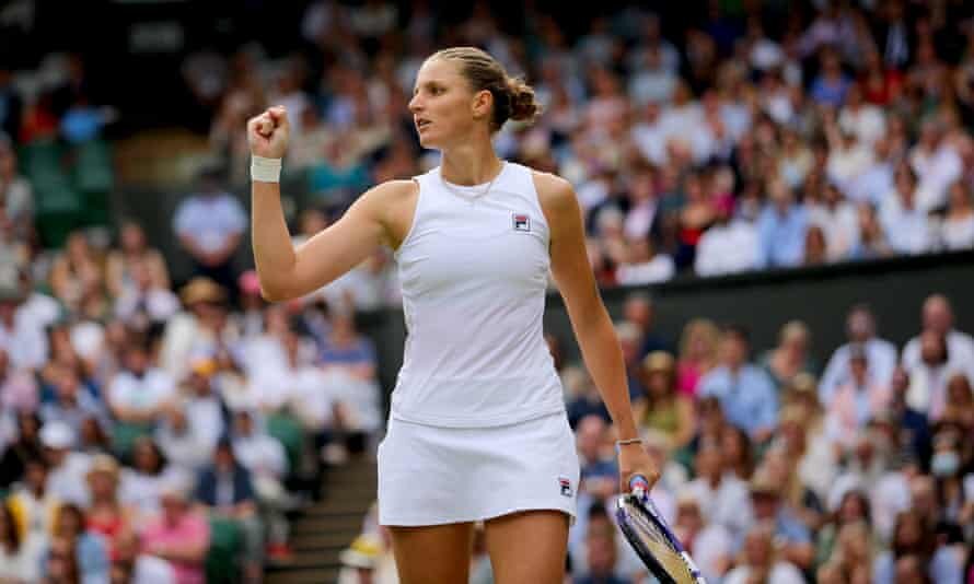 Каролина Плишкова, финалистка Уимблдона 2021.