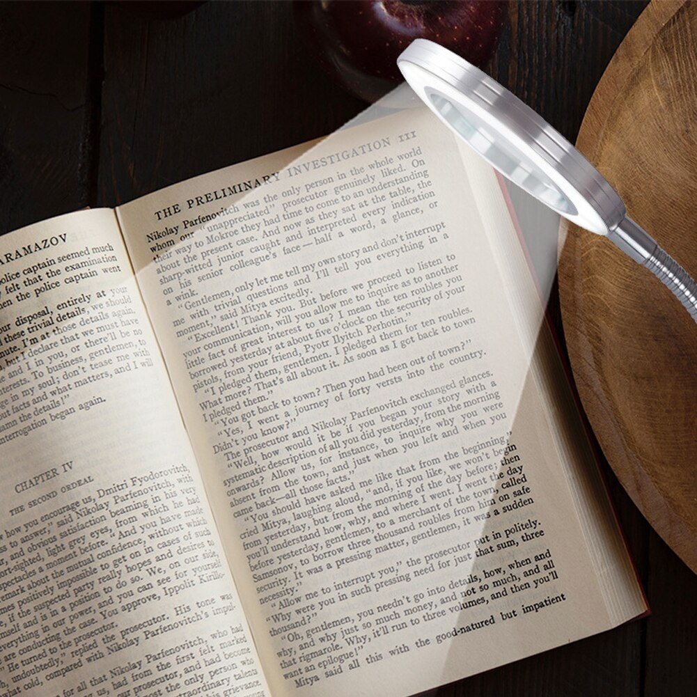 Лампа с увеличительным стеклом