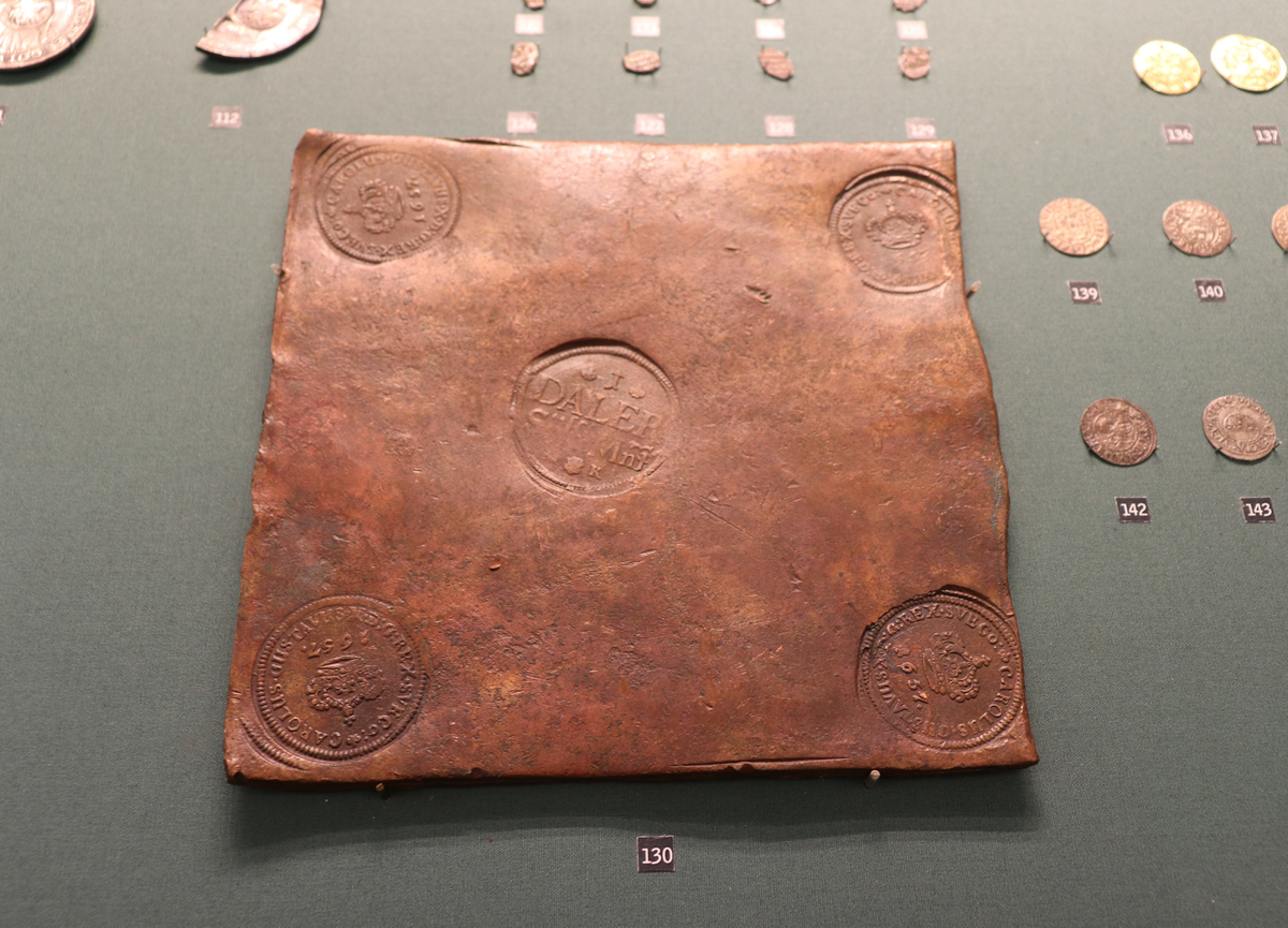 Один далер - 1,8 кило меди