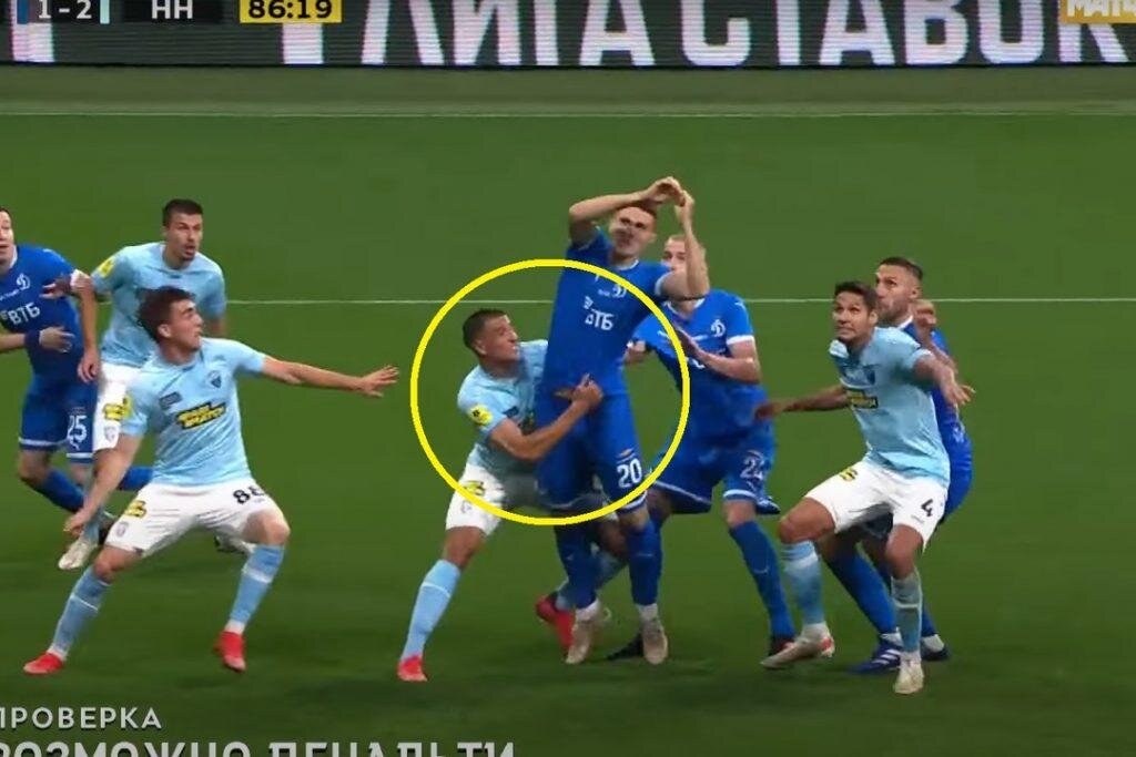 Скриншот с трансляции matchtv.ru