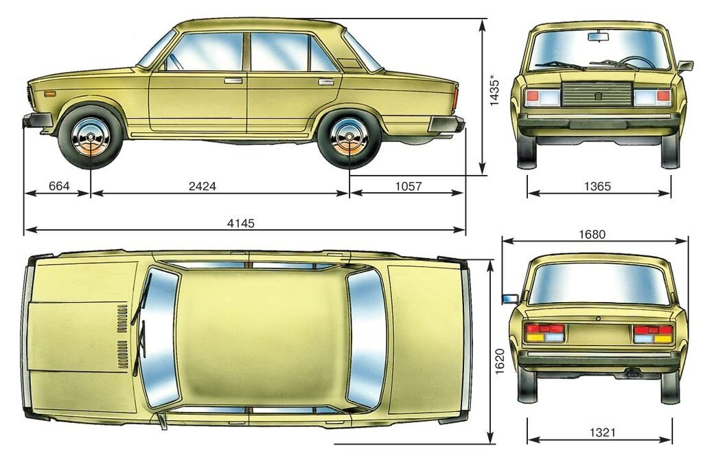 Каталог база ваз. Колесная база ВАЗ 2101. Габариты ВАЗ 2107. Высота ВАЗ-2101-07. Высота ВАЗ ВАЗ 2107 от земли.