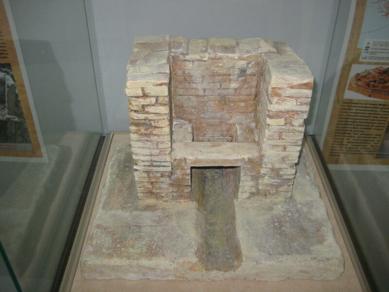 Реконструкция туалета из крепости Мохенджо-Даро