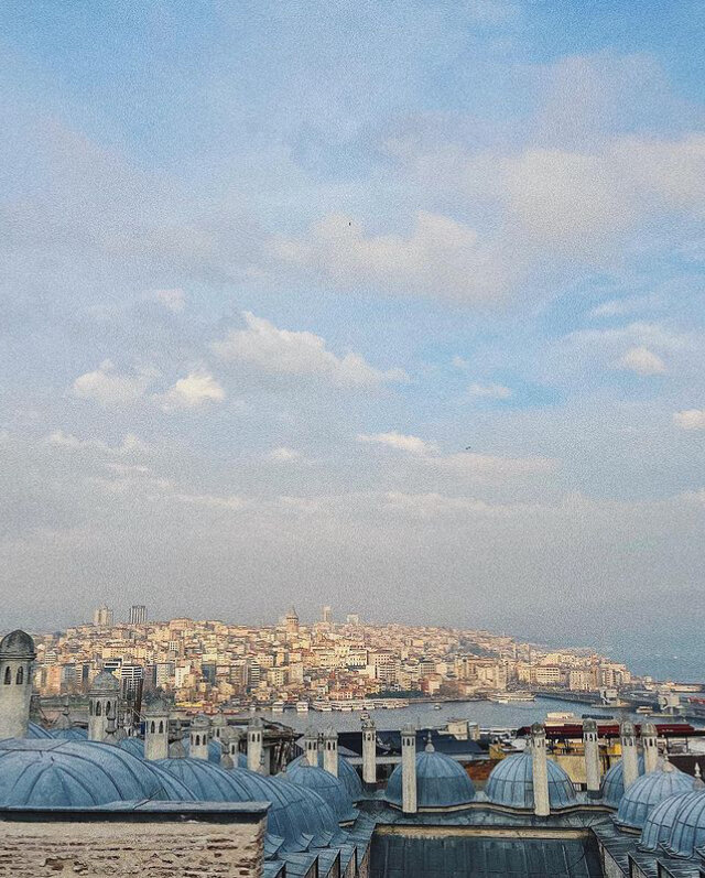 Панорама мечети Сулеймание