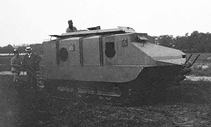 La machine N° 1 "Schneider"/Char  FOUCHÉ-SCHNEIDER/Танк Фуше-Шнейдера