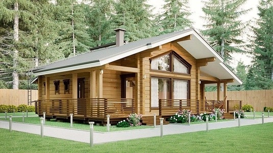 Дом из клееного бруса «Окленд»