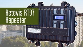 Retevis RT97 мобильный ретранслятор. Обзор, проверка работы, внутреннее устройство.