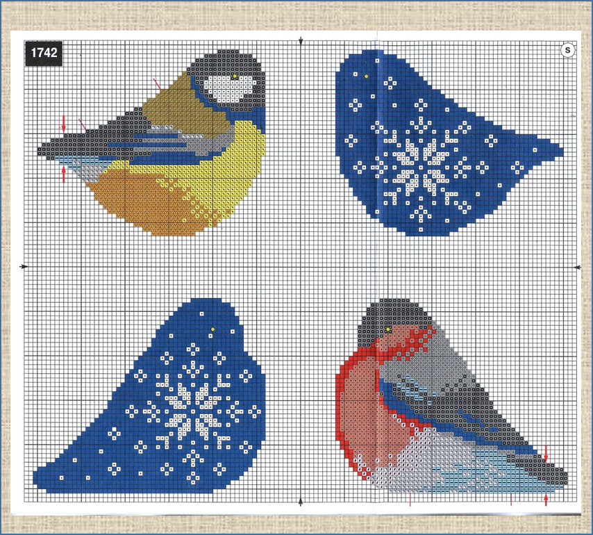 Схема снегиря. Риолис зимние птички. Риолис 1742. Вышивка крестом птицы. Вышивка птицы крестиком Снегири.