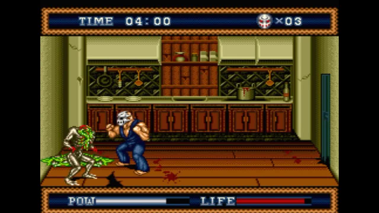 Sega Mega Drive 2 (Smd) 16-bit Splatterhouse 3 Stage 2