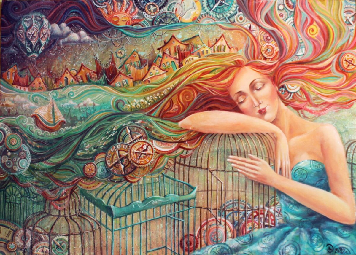 "Она выпускает из клеток на волю вещие сны" Яна Фефелова