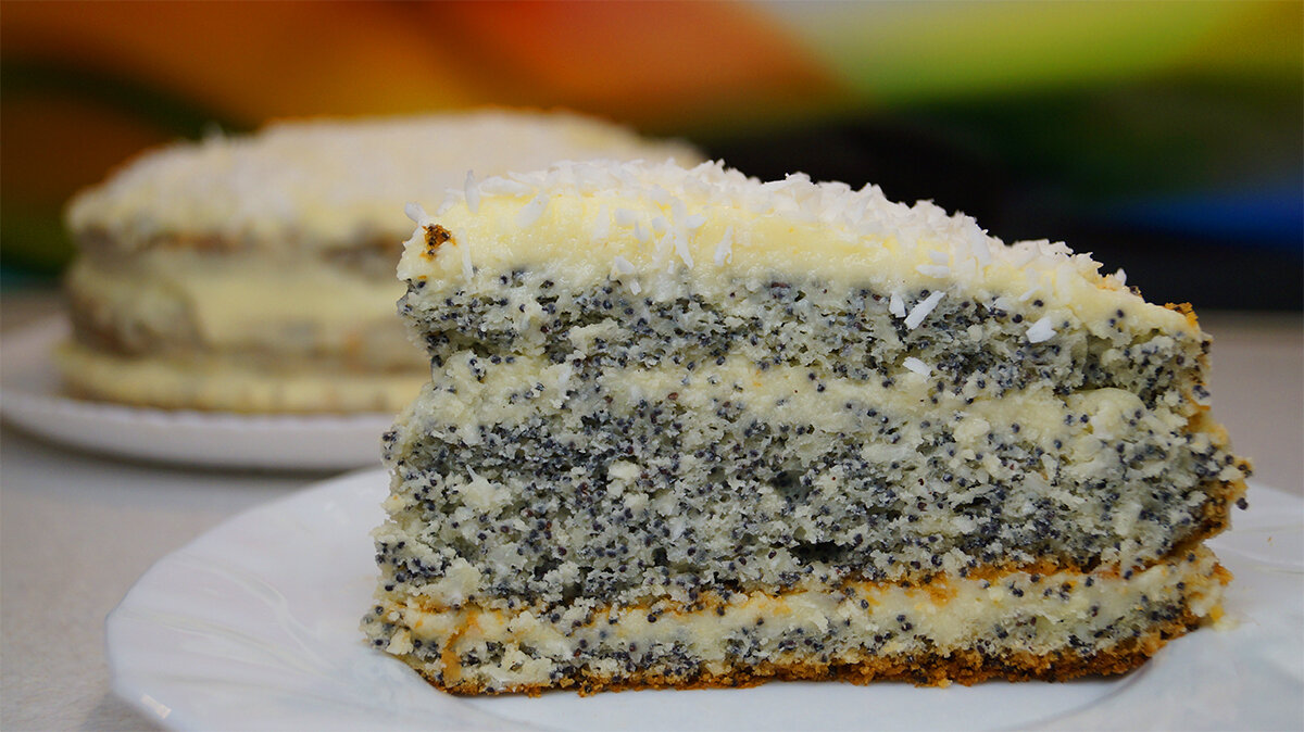 Лимонный пирог с маком (Lime poppy seed cake)