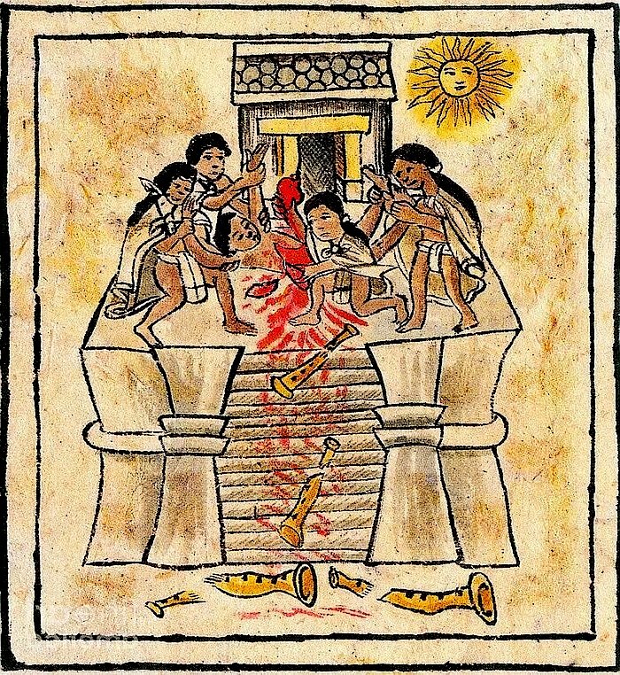 *Никаких человеческих жертвоприношений в нашей культуре не было. 