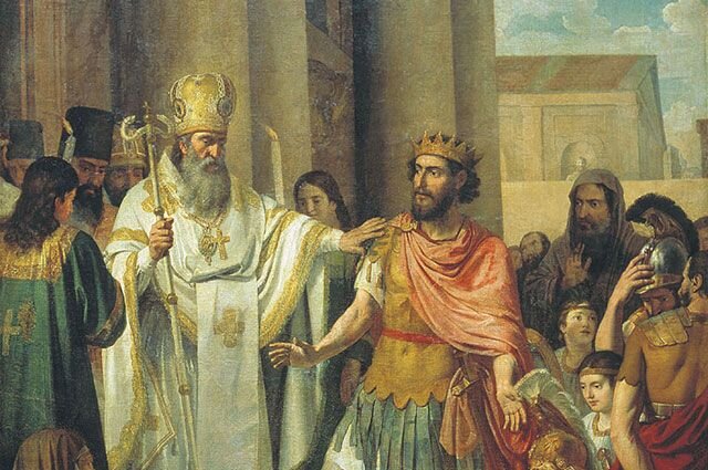 «Крещение великого князя Владимира в Корсуни». Художник Андрей Иванов. Public Domain