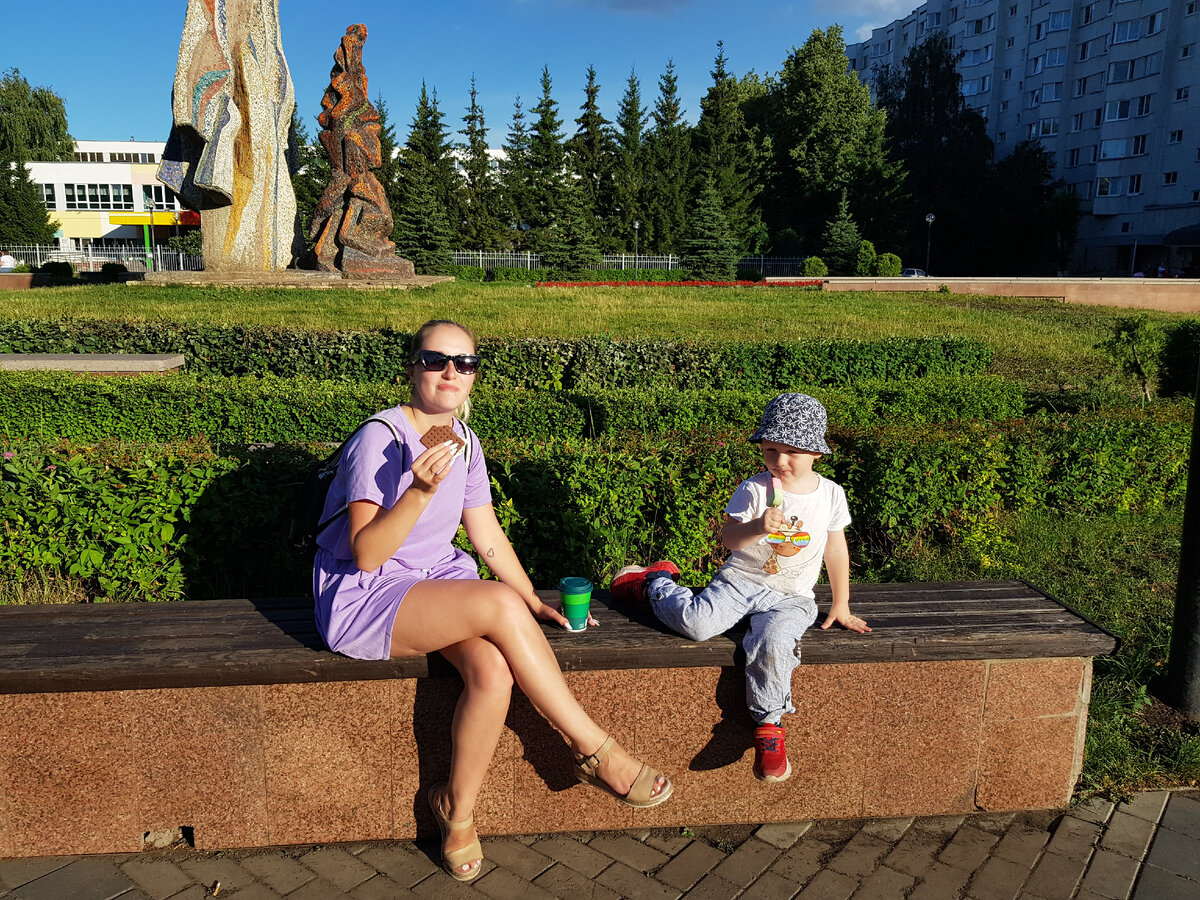 Дочь и внук Лёва, Набережные Челны, 21.07.2022