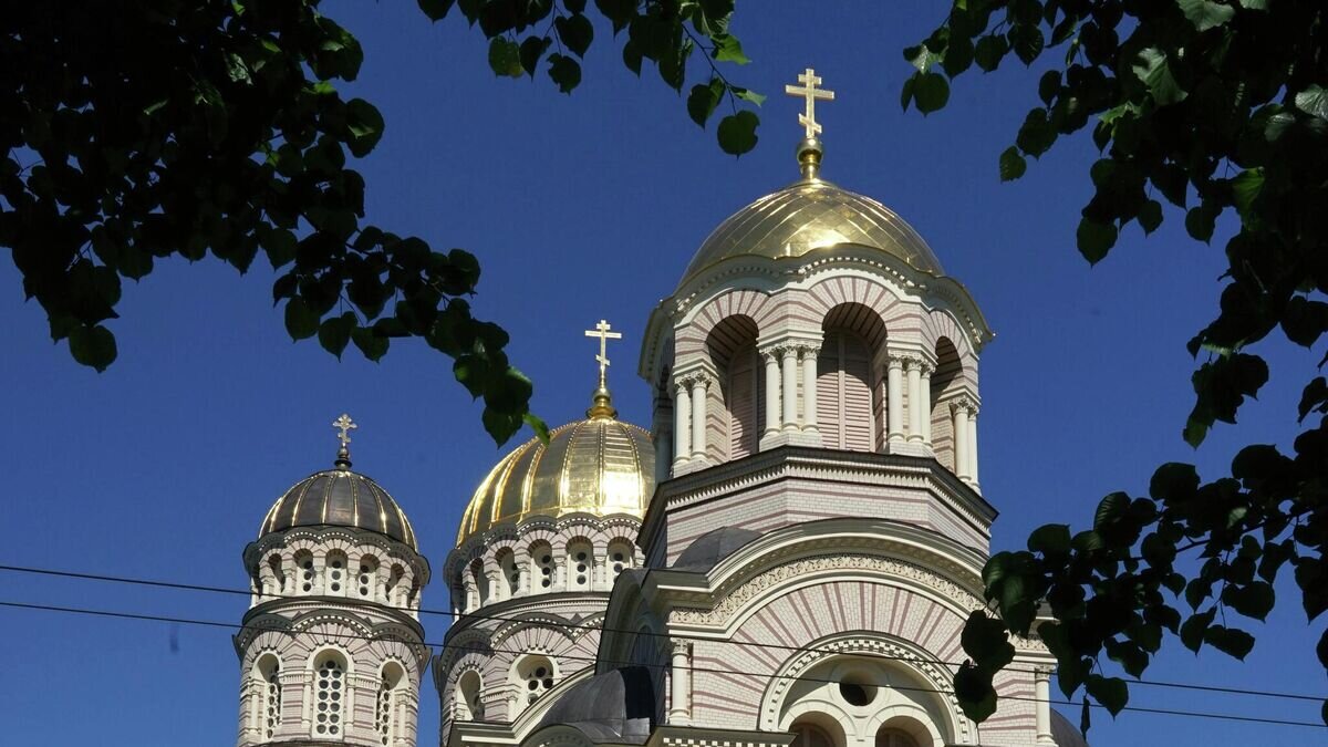    Рижский кафедральный собор Рождества Христова на улице Бривибас в Риге© РИА Новости / Игорь Зарембо
