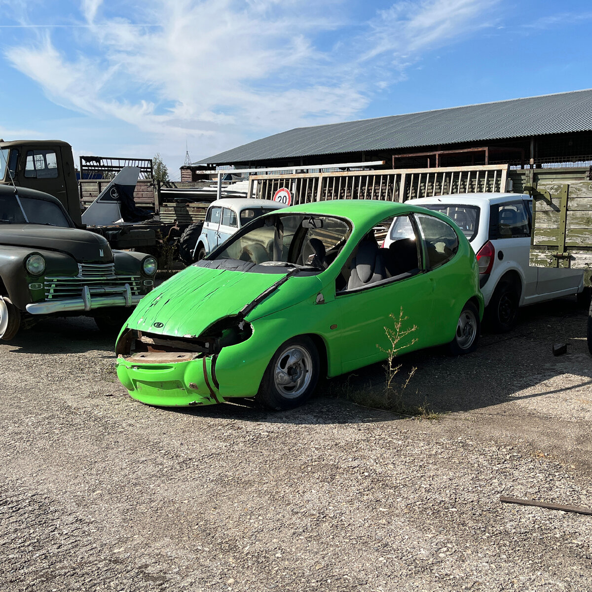 Сейчас макет 98-ого года находится в плачевном состоянии.