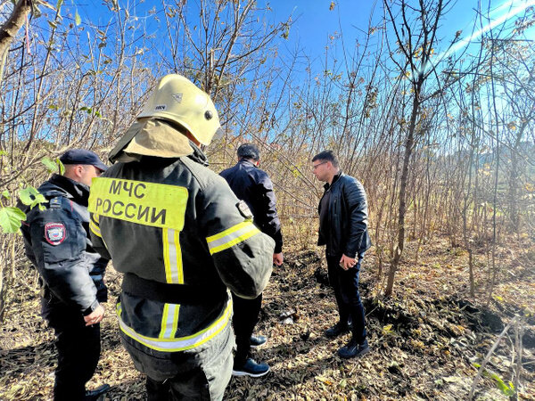 На месте происшествия работают сотрудники экстренных служб. Фото © Telegram / "Настоящий Гладков"