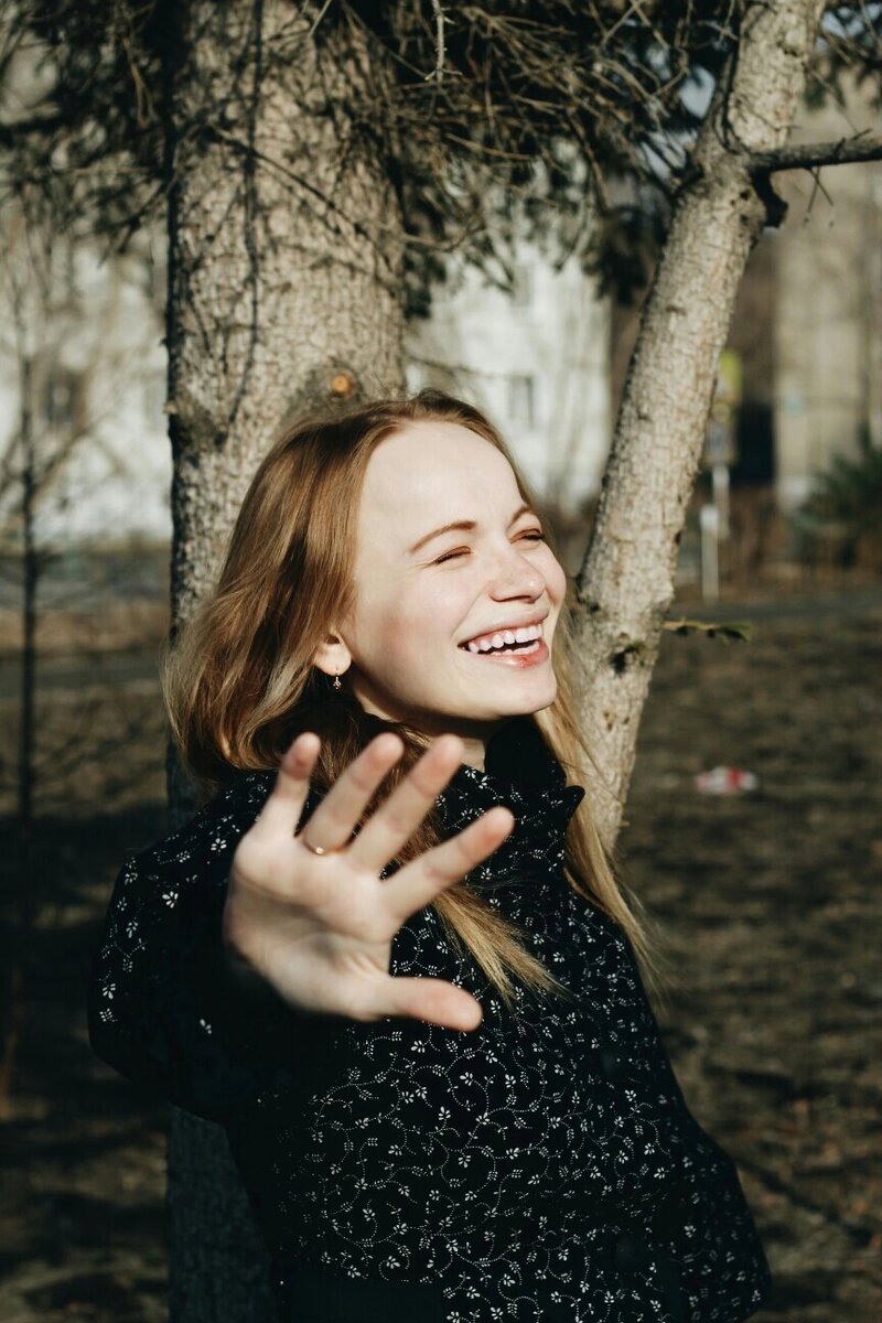 На фото я счастливая, что токсикоз закончился. 14 недель беременности 😍