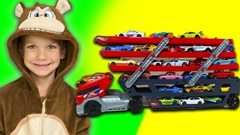 Mark has a lot of small cars - fun stories for kids