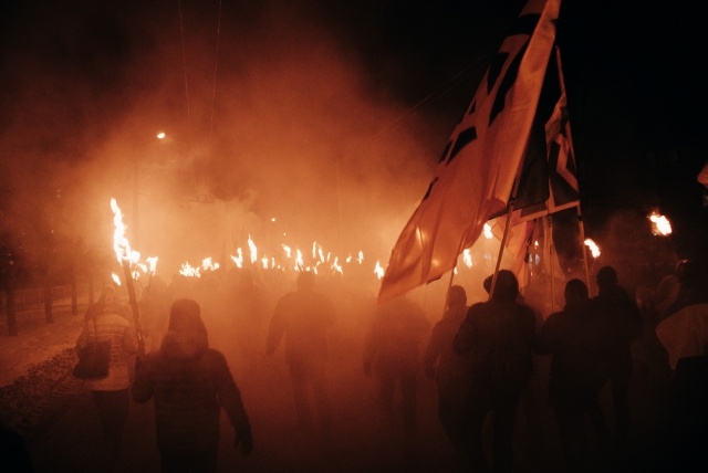    Факельное шествие. Киев