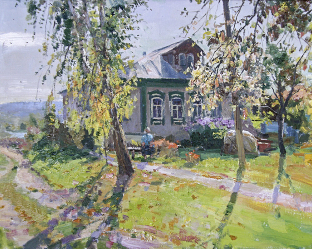 Александр Бугаев "Осеннее солнце". Источник: http://art-bugaev.ru/galereya/pejzazhi/