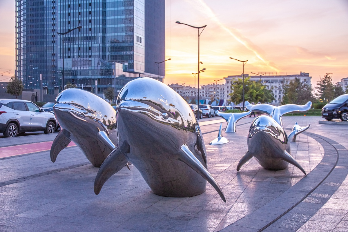 Показываю элитный район-парк в Ташкенте. Вот где я хотел бы жить ...