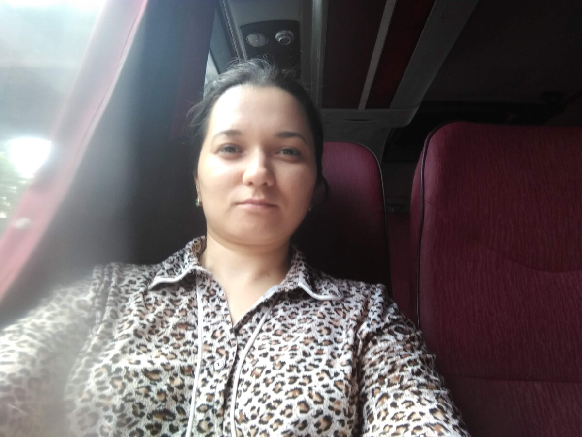 Это я в автобусе ехала в г. Кашин.