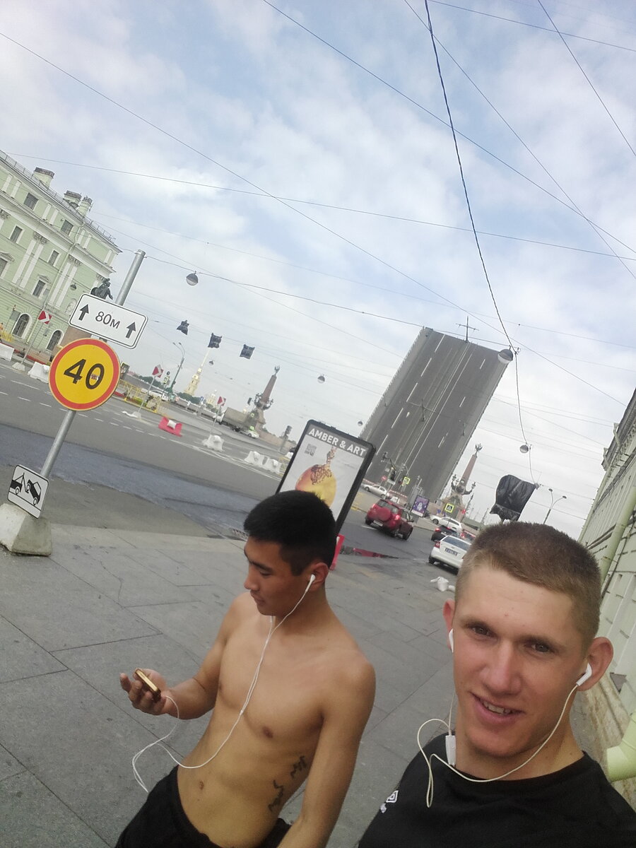 На пробежке. СПб. Фото автора!